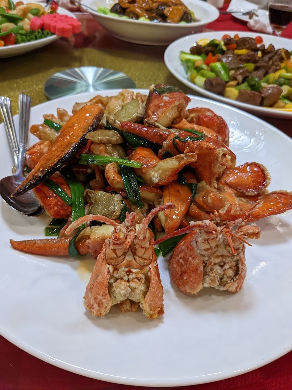 Stir-Fried Lobster